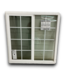 53862 White Vinyl Grid Sliding Window 47.5" x 47.5"