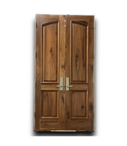 53863 Black Walnut French Interior Door 49"W x 97.5"H