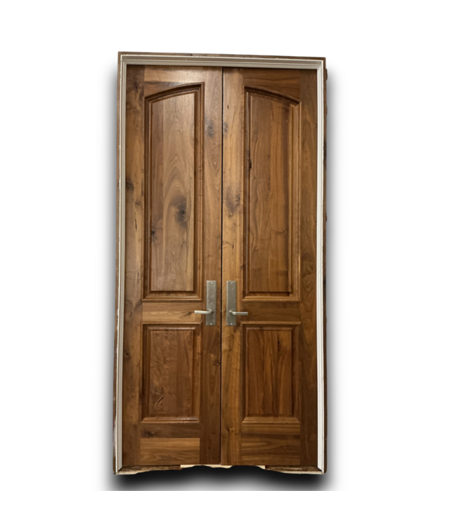 53863 Black Walnut French Interior Door 49"W x 97.5"H