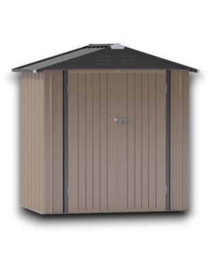 53867 Galvanized Steel Metal Storage Shed 6' x 4'
