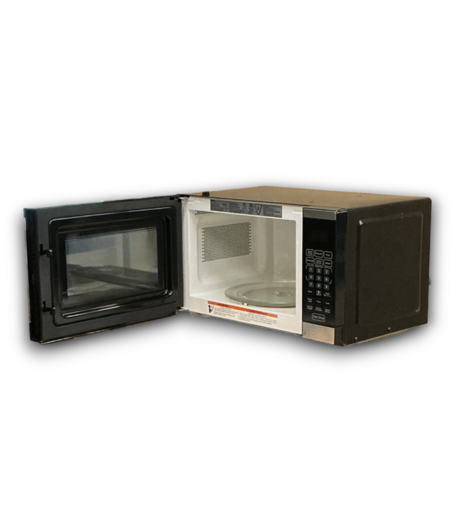 53870 Black Stainless Steel Countertop Microwave