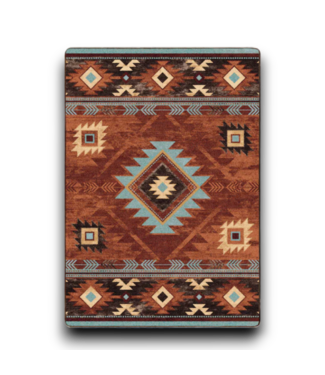 53873 4' x 5' Southwestern Design Indoor Area Rug