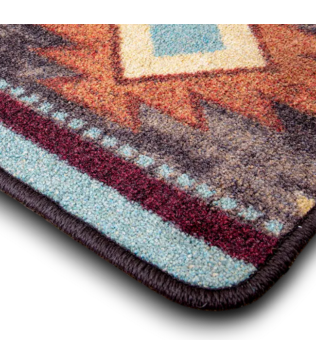 53873 4' x 5' Southwestern Design Indoor Area Rug