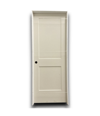 53876 Prehung 2-Panel Hollow Interior Door 30" x 80" RH