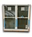 53877 White Vinyl Double hung Two Wide Window 71.5 x 71.5"