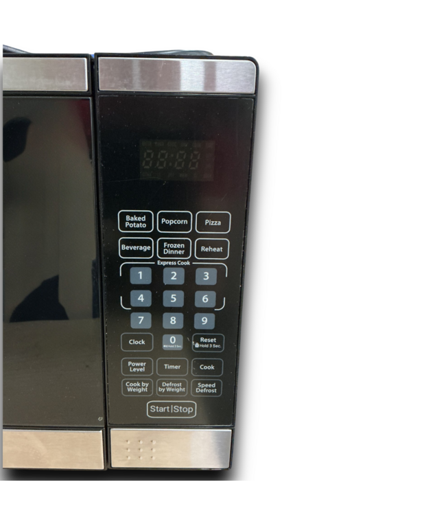 53870 Black Stainless Steel Countertop Microwave