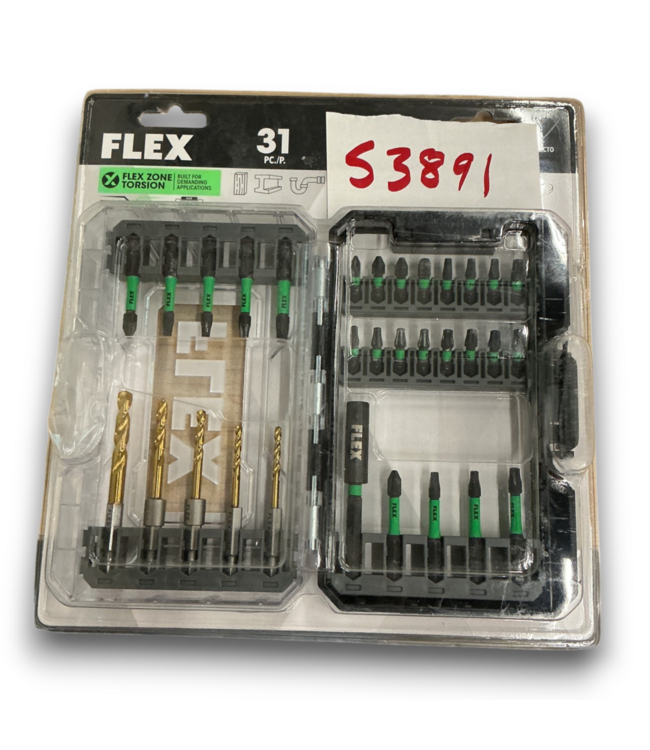 53891 1/4-in Impact Driver Bit Set - 31 Pieces