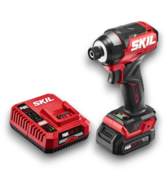 53896 12-Volt 1/4-in  Impact Driver w/ Charger & 2 Batteries