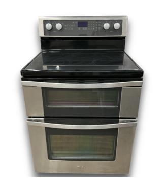 53898 Double Oven Electric Radiant Flat Top Range 30"W
