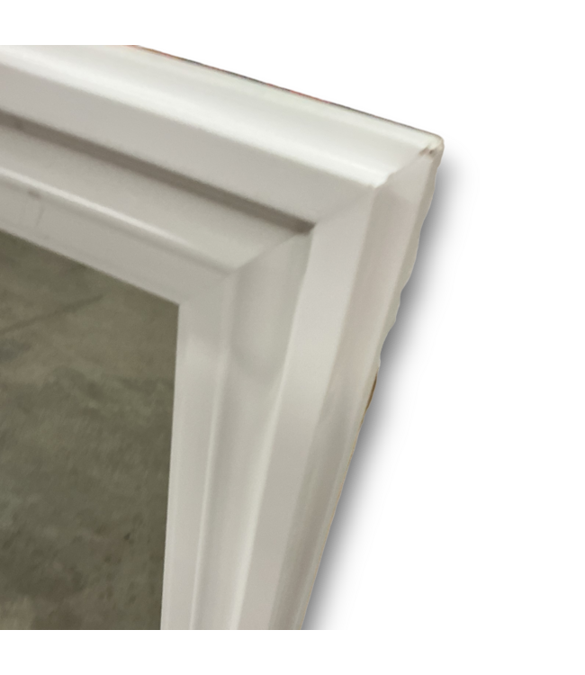 53881 Rectangle White Beveled Wall Mirror 32" W x 44" H