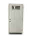 53887 36 x 80 Pre-hung Blue Exterior Door LH-swing Glass