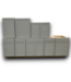53908 Storm Gray Cabinet Set of 8-pcs
