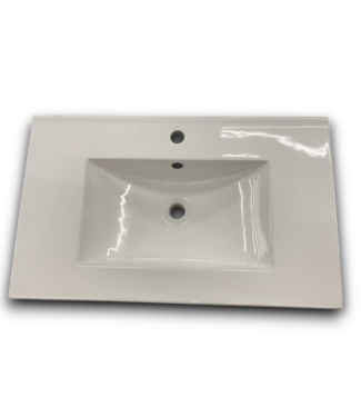 53912 Ceramic Drop-In Or Undermount Bathroom Sink 30"