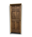 53915 Prehung Solid Natural Interior Door LH 30" x 80"