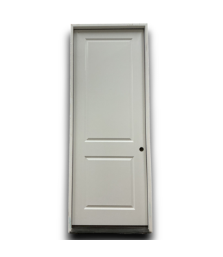 53918 Prehung White Solid Wood Exterior Door 36" x `96" LH