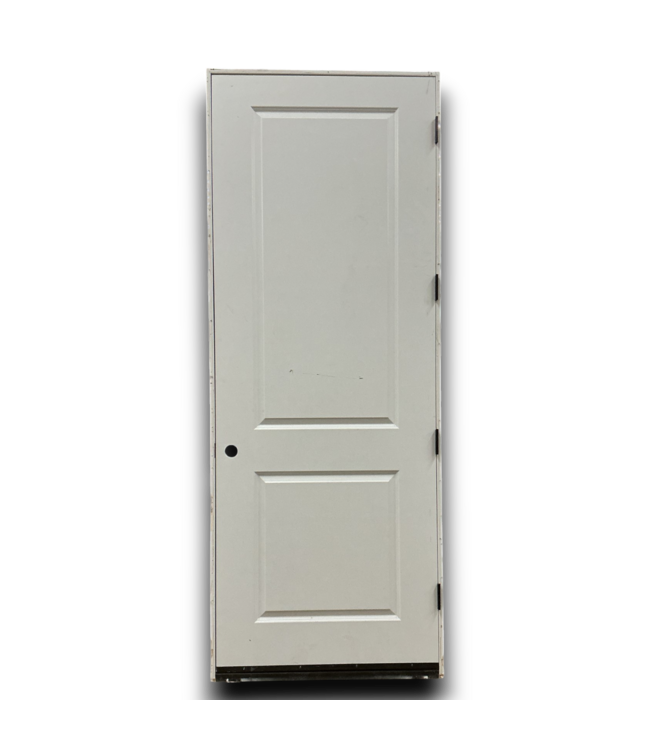 53918 Prehung White Solid Wood Exterior Door 36" x `96" LH