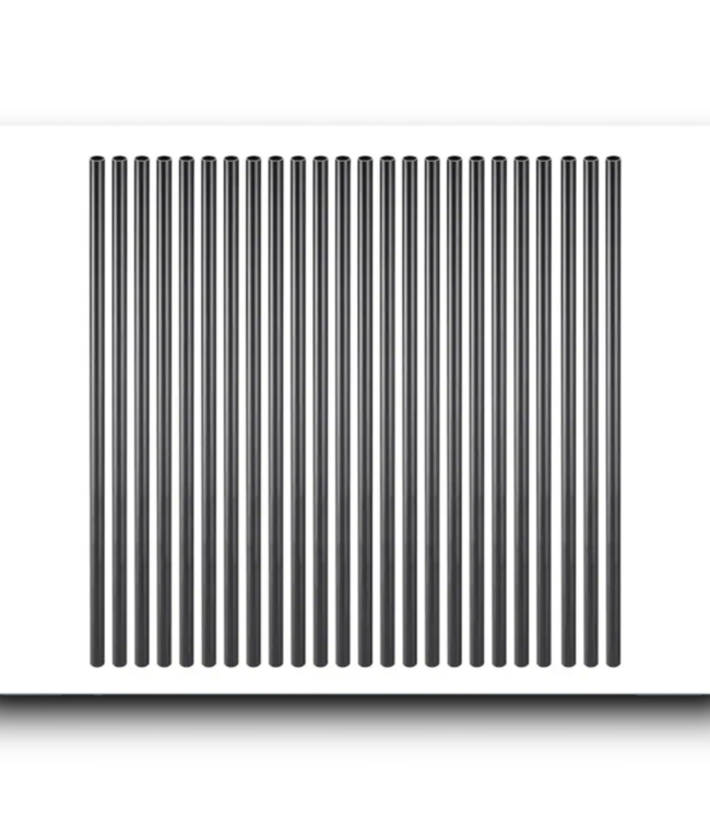 53922 Black Aluminum Round Deck Baluster 51 Pack