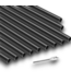 53922 Black Aluminum Round Deck Baluster 51 Pack