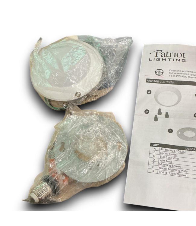 53926 4" Recessed Light - Disc Light LED