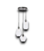 53927 Home Furnishing 3 Light Black Industrial Pendant Light