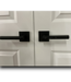 53916 Prehung White French Interior Double Doors 50" x 96"