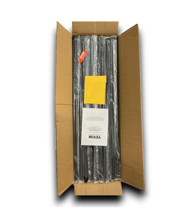 53922 Black Aluminum Round Deck Baluster 51 Pack