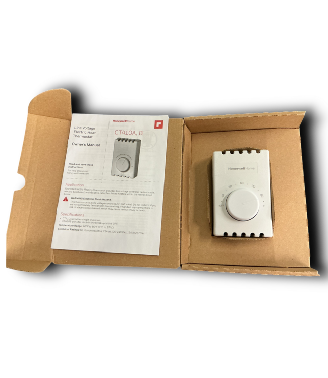 53942 Mechanical Thermostat 24-Volt - Electric Baseboard