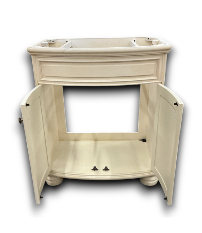 53947 Beige Bathroom Vanity Base 29.625"W