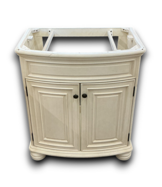 53947 Beige Bathroom Vanity Base 29.625"W