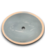 54023 Blue Oval Ceramic Undermount Bathroom Sink