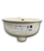 54028 Antique White Round Undermount Bathroom Sink