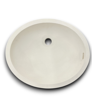 54031 Bright White Oval Undermount Bathroom Sink