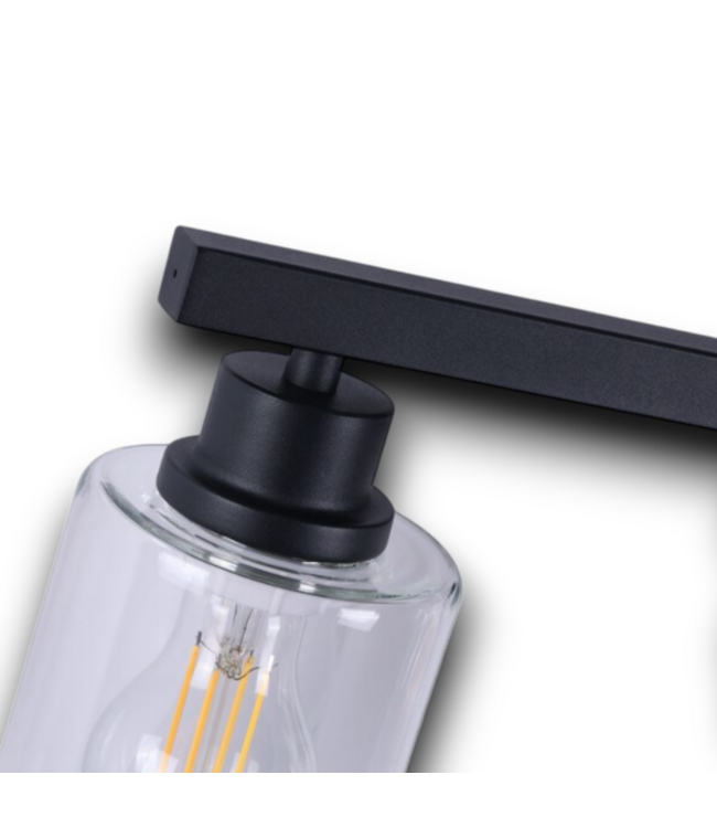 54035 Black 4 Light Vanity Light