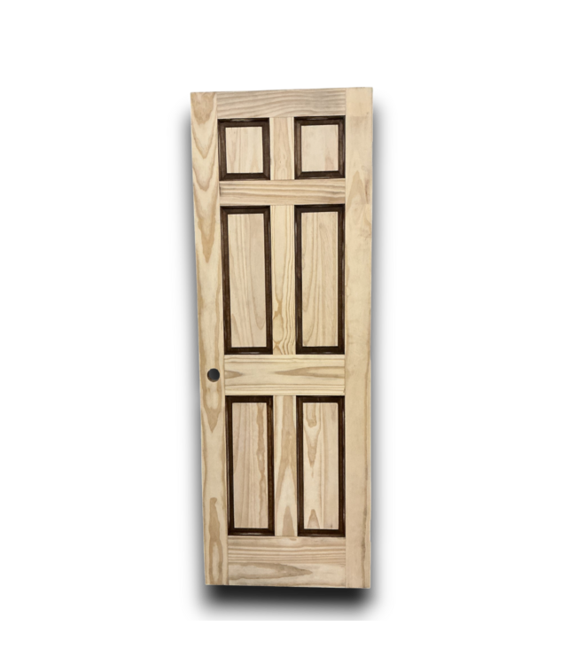 54038 Natural Solid Interior Door 28” x 80” LH
