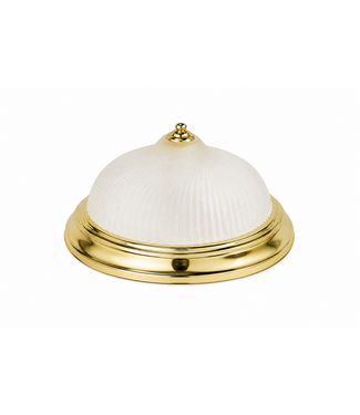 54062 Polished Brass 11 In Dome Ceiling Fixture