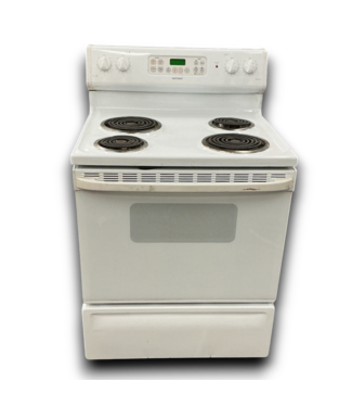 54080 White Electric Range