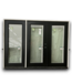54064 3-Panel French Door with Blinds 107 x 80