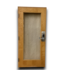 54070 Prehung Wood Glass Commercial Door with Hardware