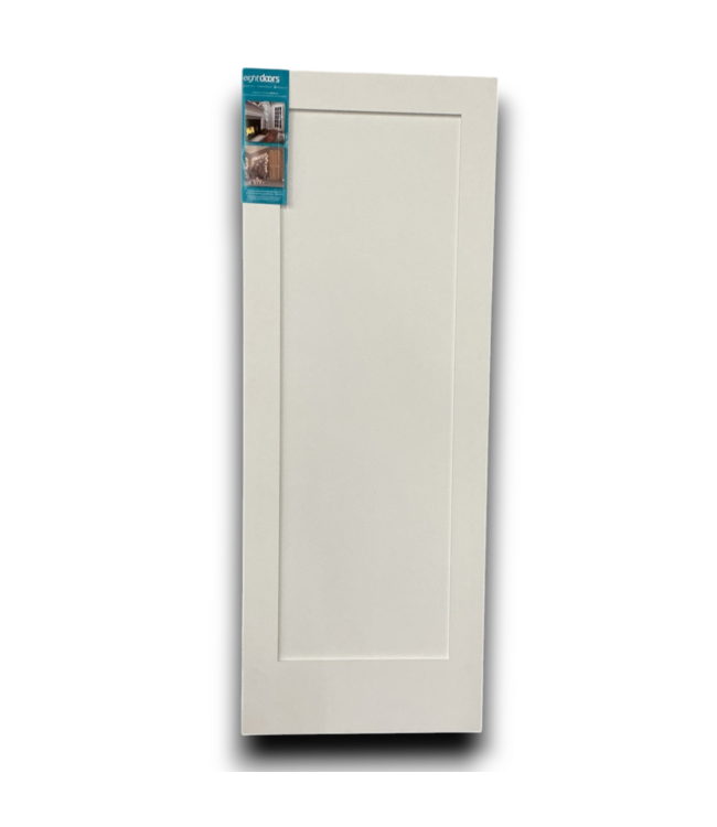 54097  Solid Primed White Interior Door No Bore 30 x 80
