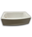 54091 Acrylic White Curved Elevate 60" Bathtub