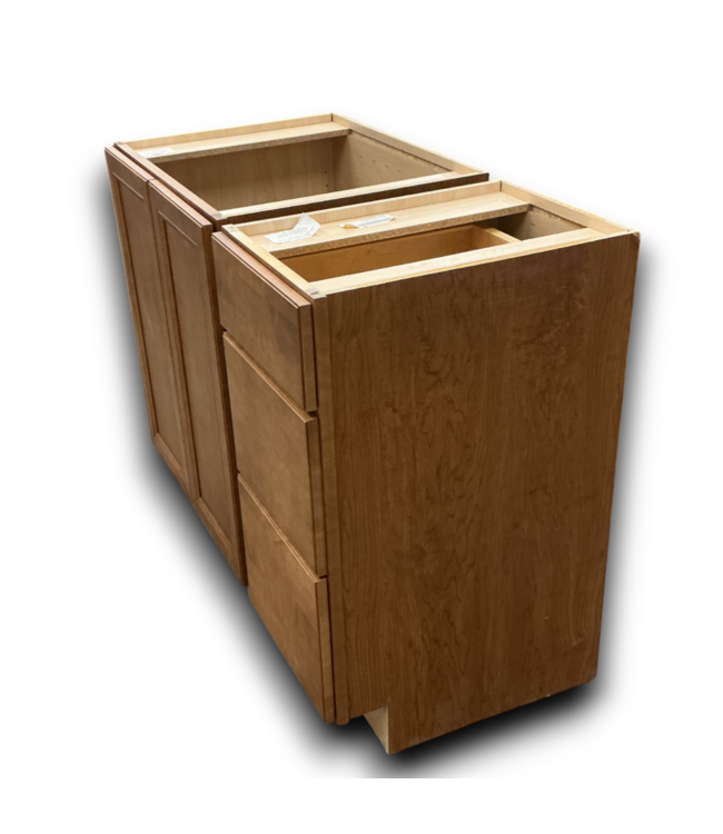 54087 Pecan Bathroom Vanity Base