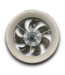 54107 Flush Mount Ceiling Fan With Led Light And Remote