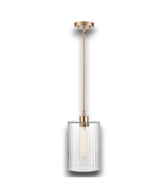 54134 Chastine 1- Light 8" Modern Gold Pendant