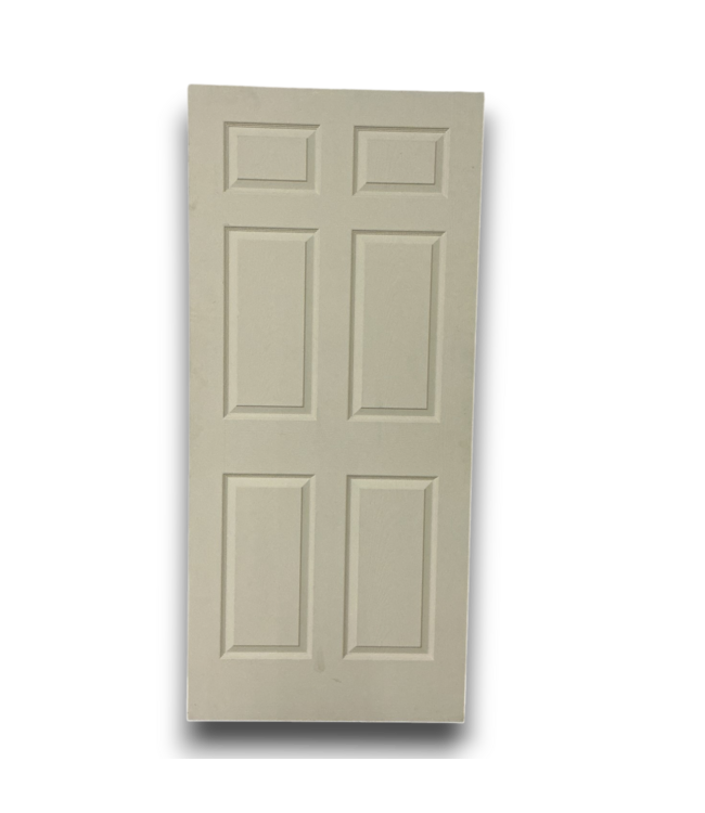54135 36 X 80 Interior Door Slab 6 Raised Panel Design