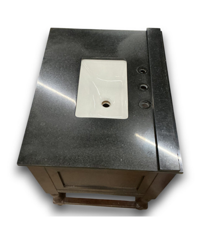 54110 Bathroom Vanity With Granite Top And Mirror 32"