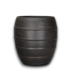 54149 Round Bronze Resin Planter