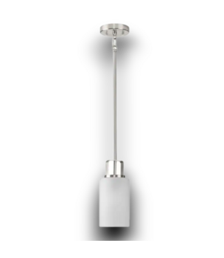 54185 Brushed Nickel 1-light Hanging Pendant