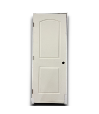 54186 2 Panel Arch Top Prehung Interior Door 30 X 80