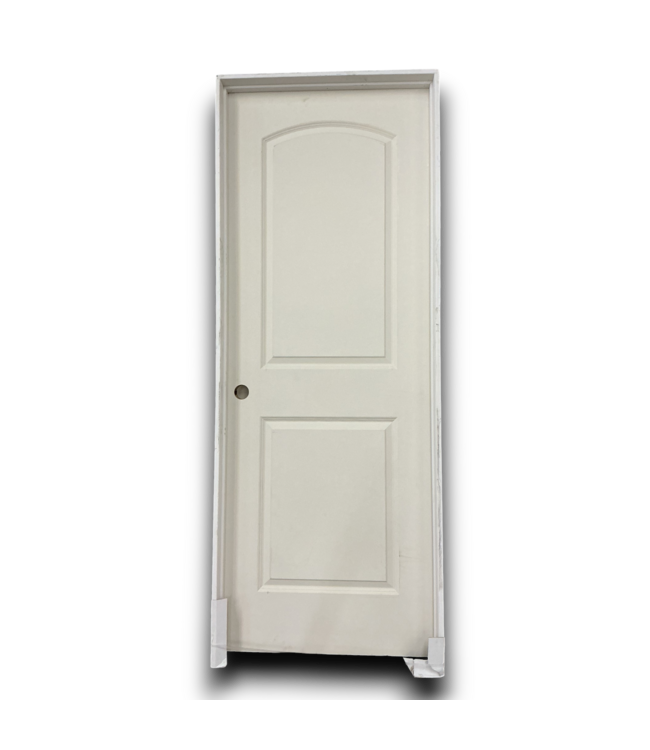 54186 2 Panel Arch Top Prehung Interior Door 30 X 80