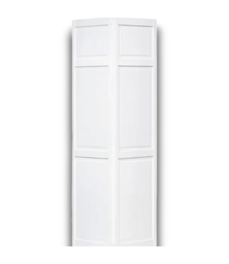 54190 White 6-panel Bifold Closet Door